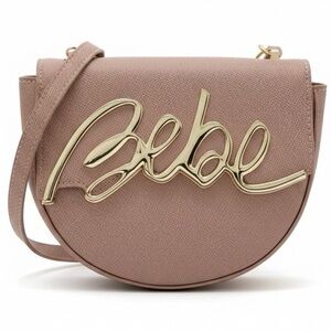 Bebe Logo Crossbody Bag (Mauve, MSRP $89)